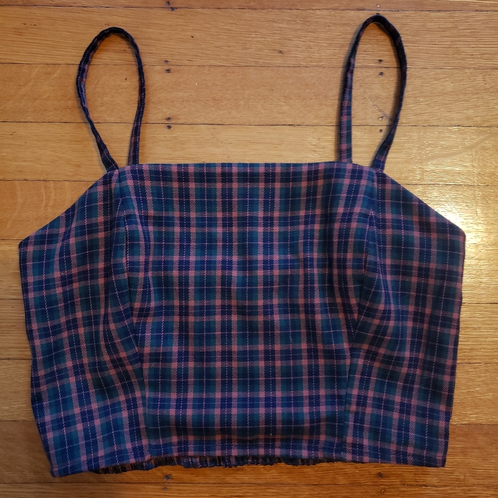 Plaid Aeropostale Crop Top Medium